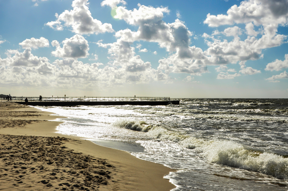 plage de la mer Baltique